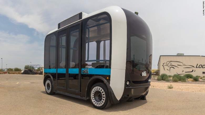 self-driving bus